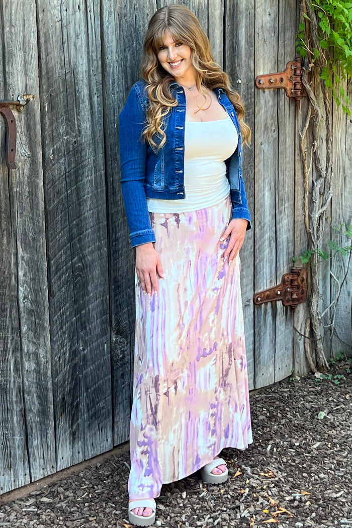 Color The Town Maxi Skirt