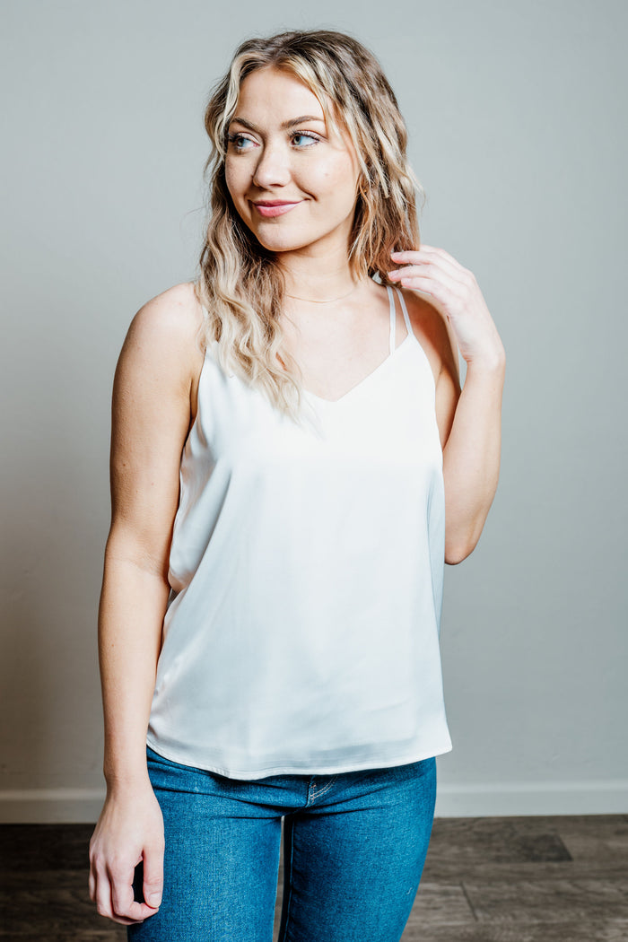 CLEARANCE - Double Strap Silky Tank