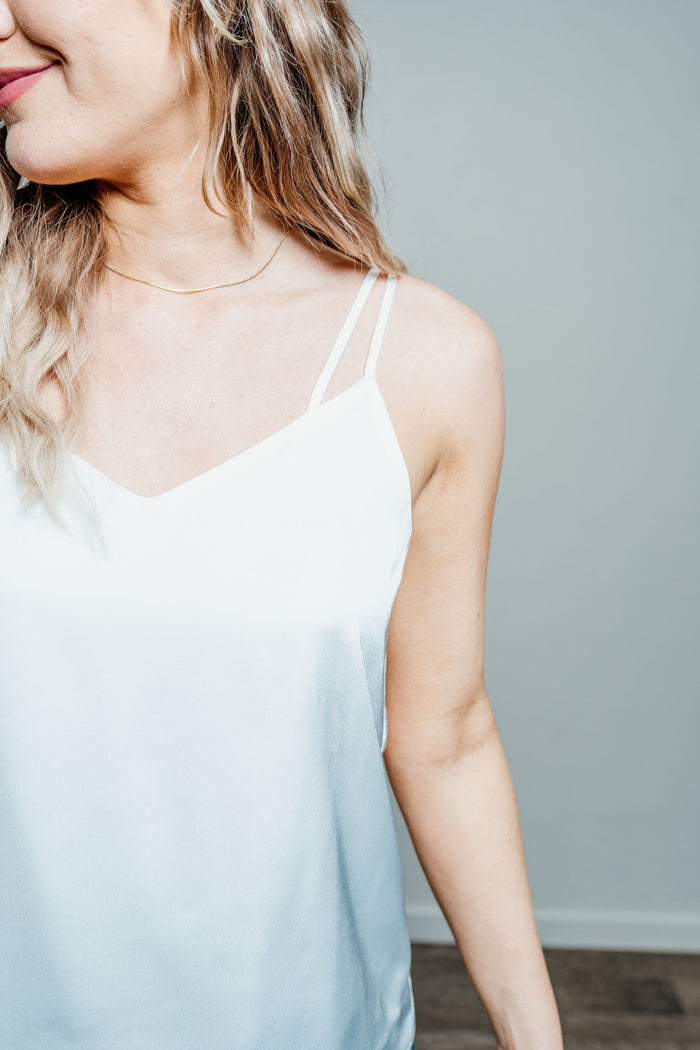 CLEARANCE - Double Strap Silky Tank