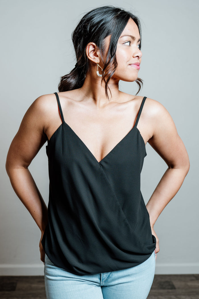 Surplice V-Neck Tank Top