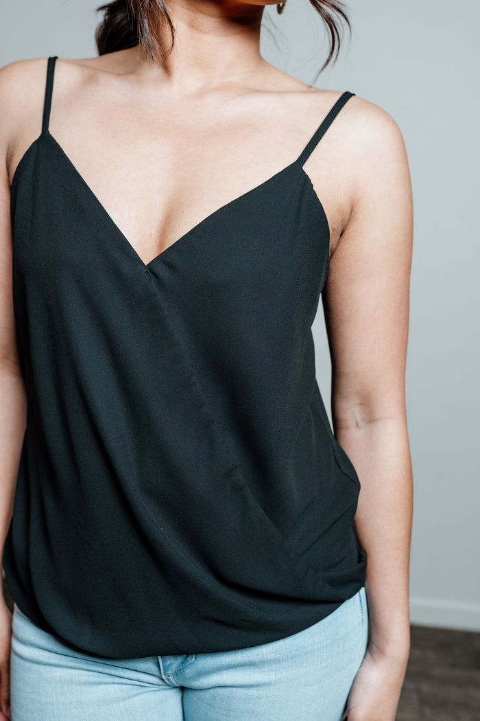 Surplice V-Neck Tank Top