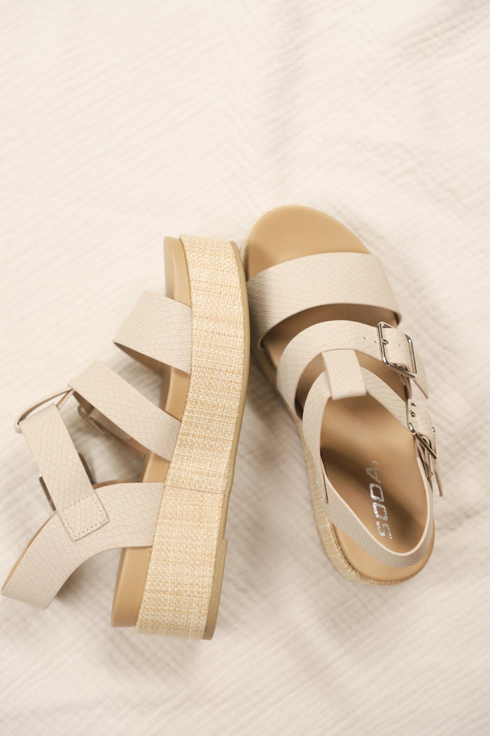 Drifter Double Buckle Platform Sandal