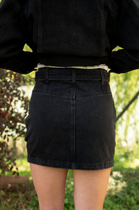 Vintage Western Denim Skirt