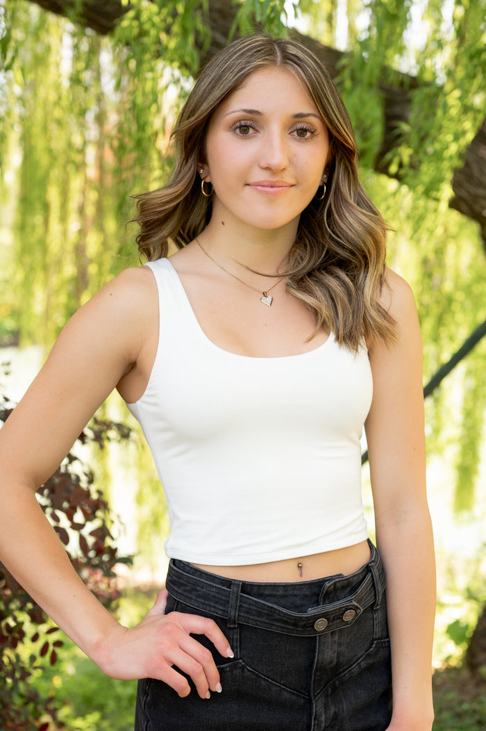 U-Neck Crop Tank
