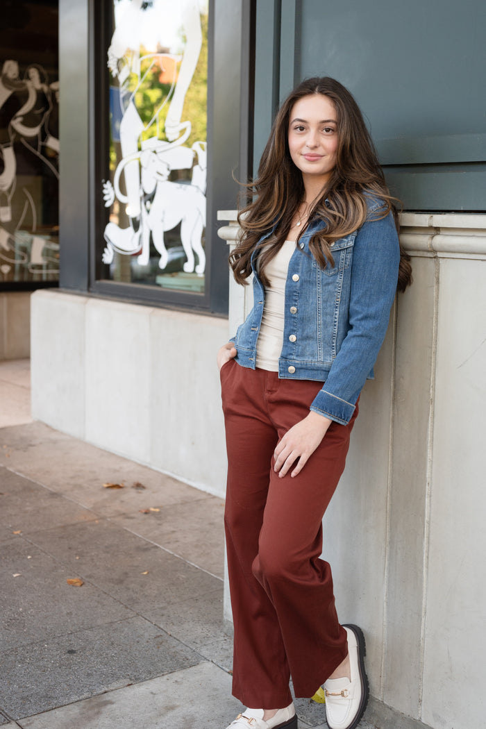 Wide Leg Lyocell Trouser