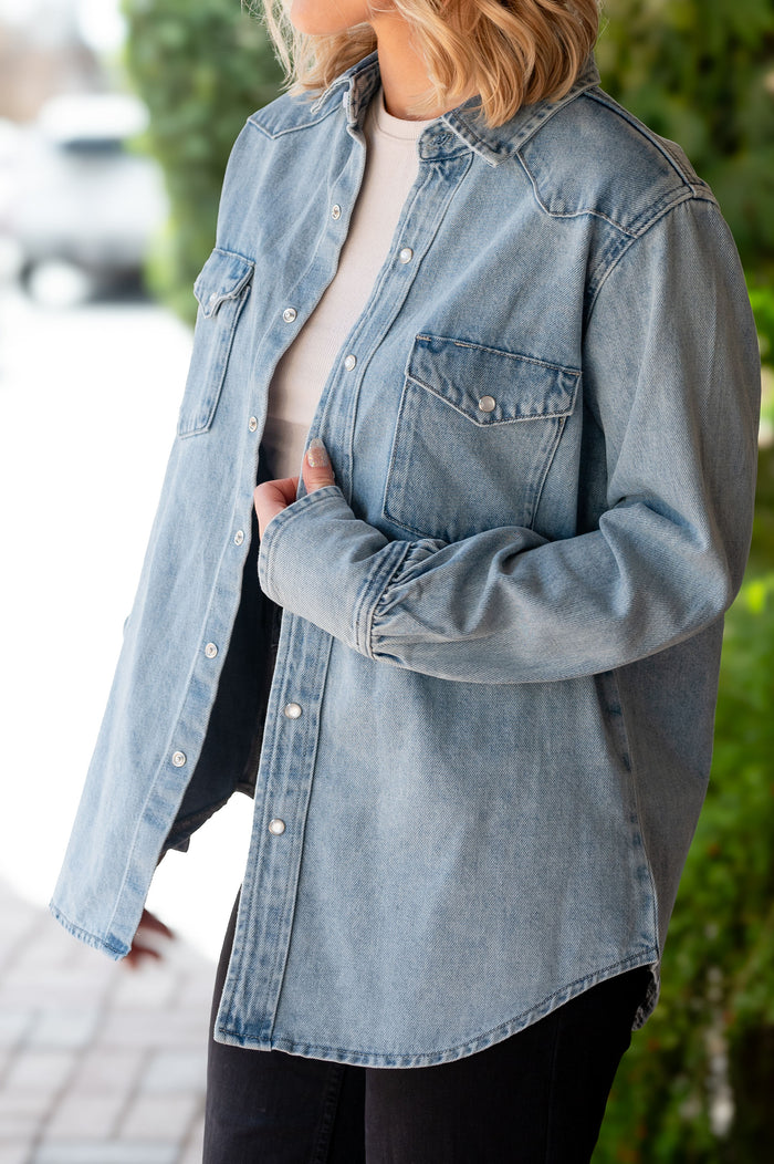 Classic Oversized Relaxed Jean Jacket