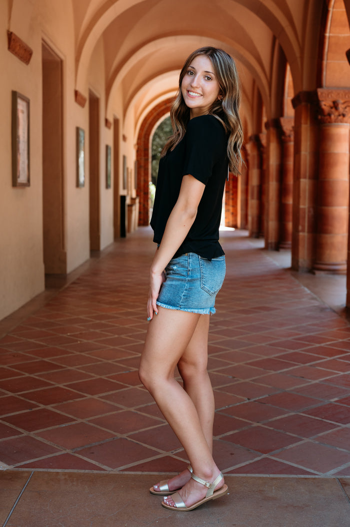 V-Neck Flowy T-Shirt