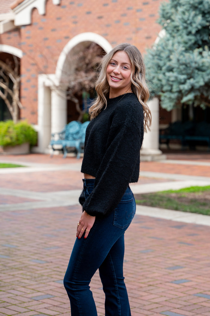 Staying Warm Fuzzy Sweater