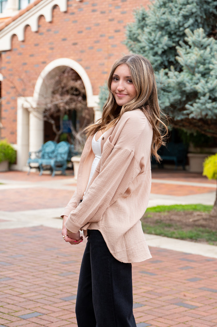 Urban Drift Oversized Cotton Shirt
