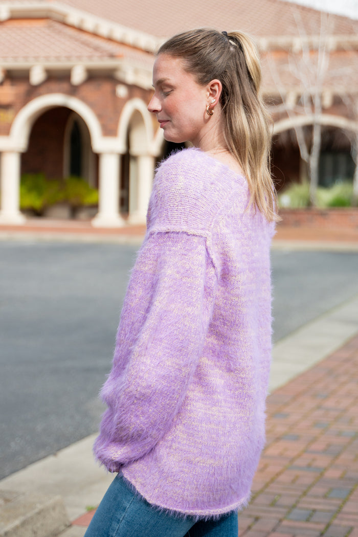 Sparrow Pullover V-Neck Oversized Sweater