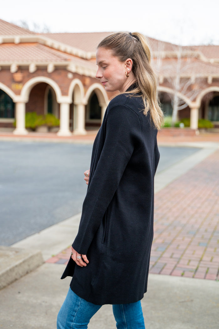 Long Sleeve Sweater Coatigan