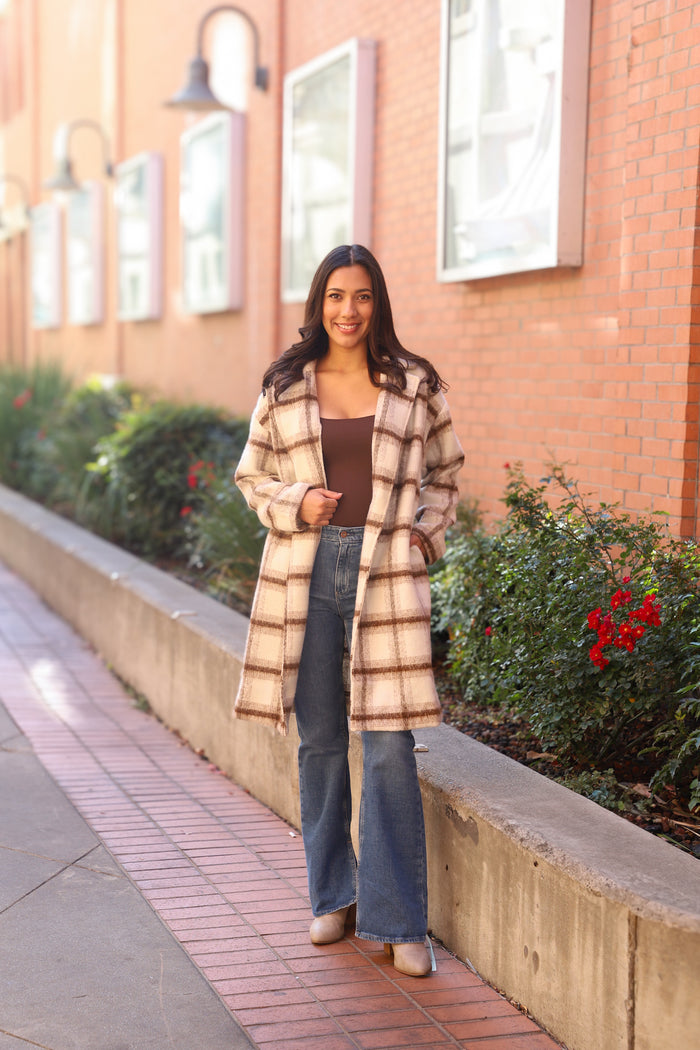 Emily's Long Open Front Coat
