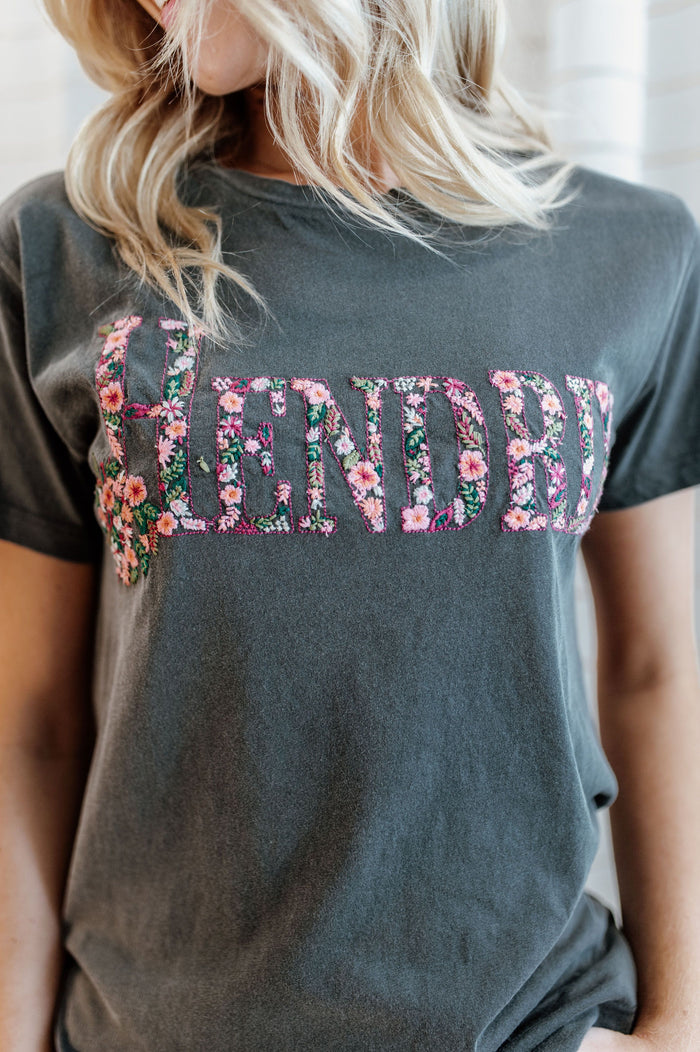 Hendrix Embroidered Graphic Tee