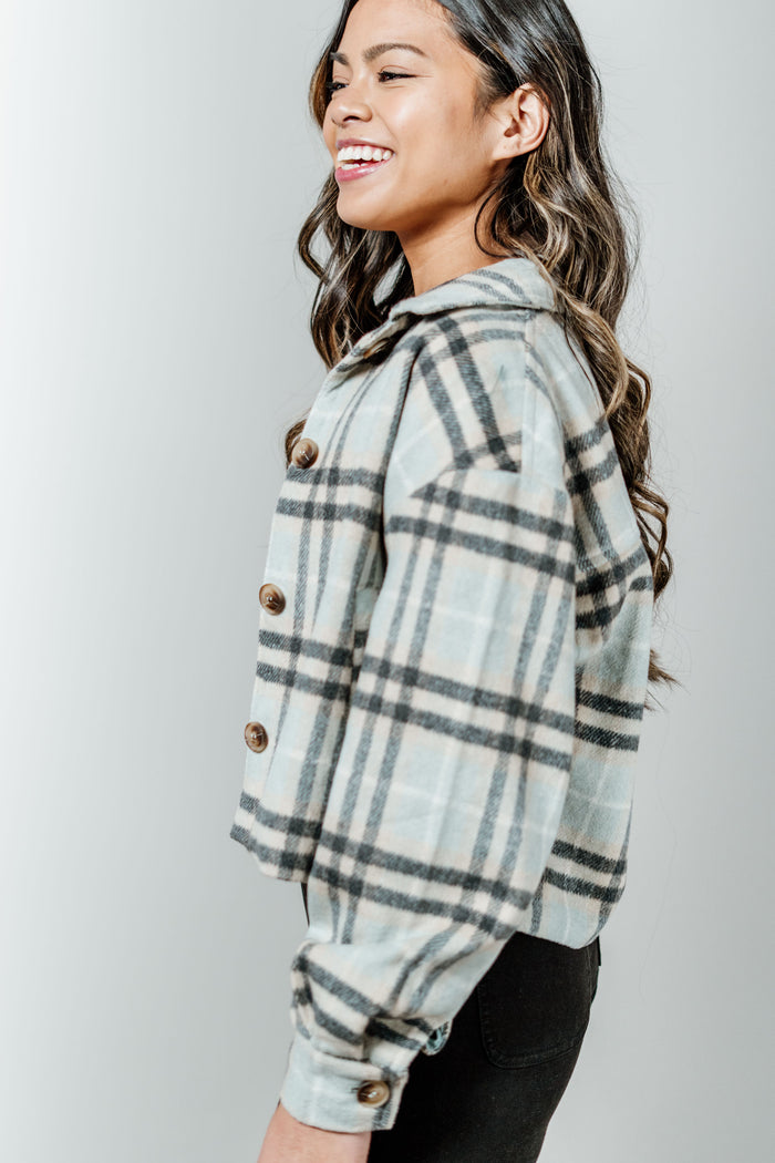 Clearance - High Desert Cropped Flannel
