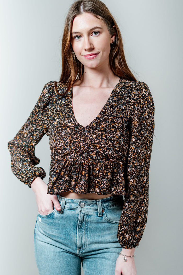 CLEARANCE Dark Poppy Blouse