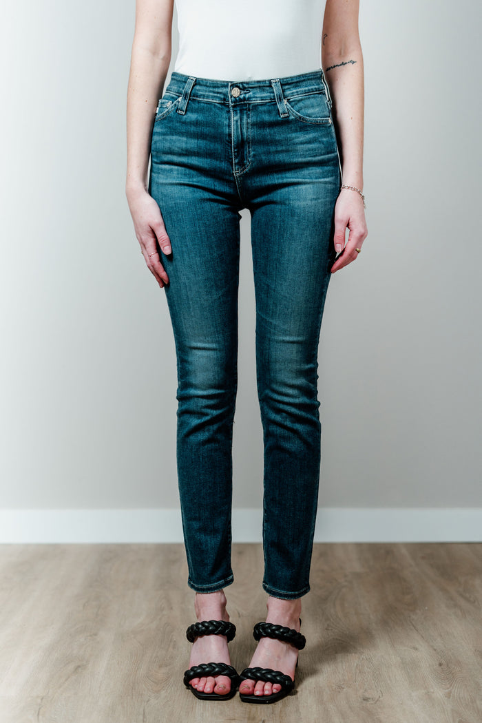 Mari High-Rise Slim Straight Jean