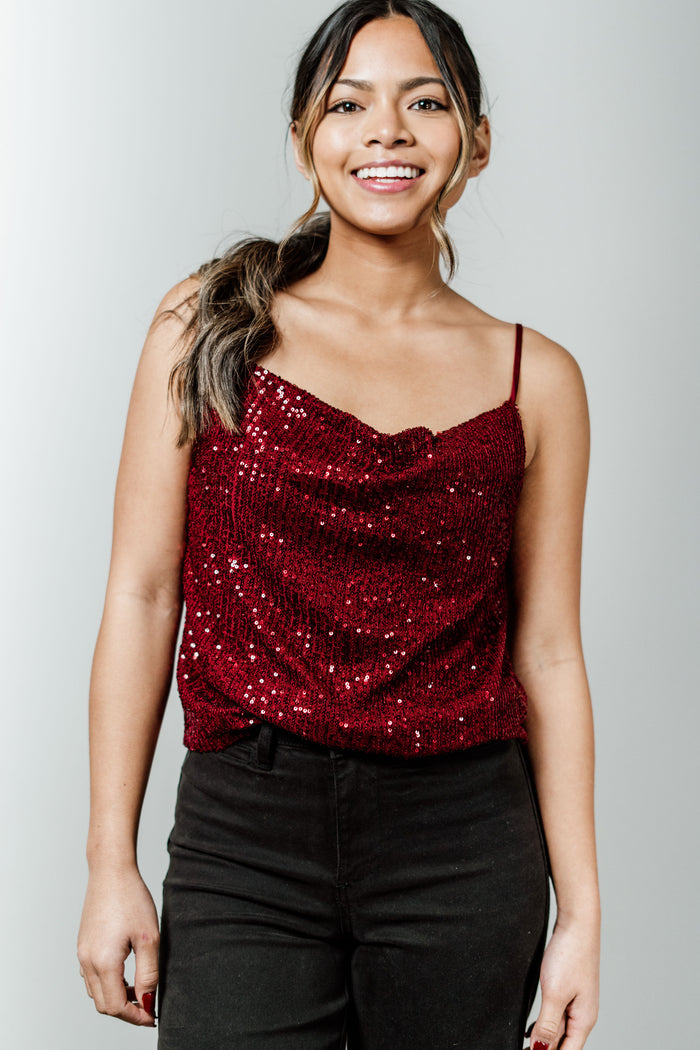 CLEARANCE Sparkling Sangria Tank