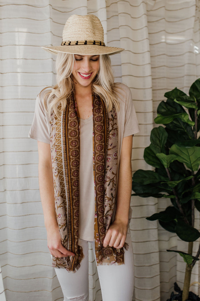 Floral Frills Scarf