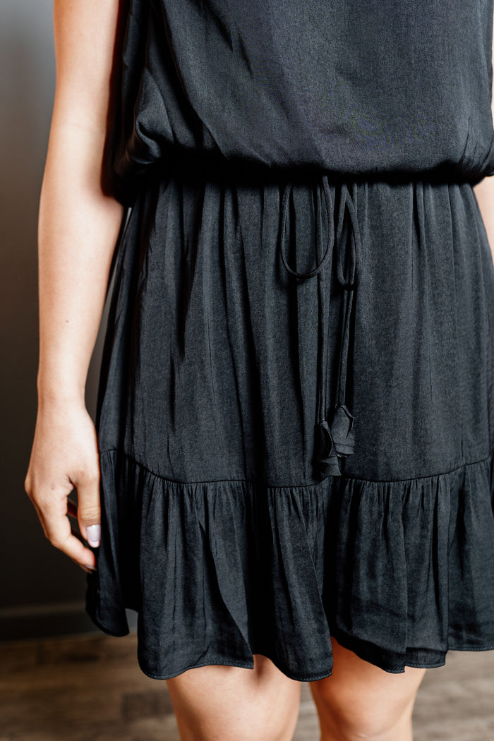 CLEARANCE - Strapless Tiered Mini Tube Dress