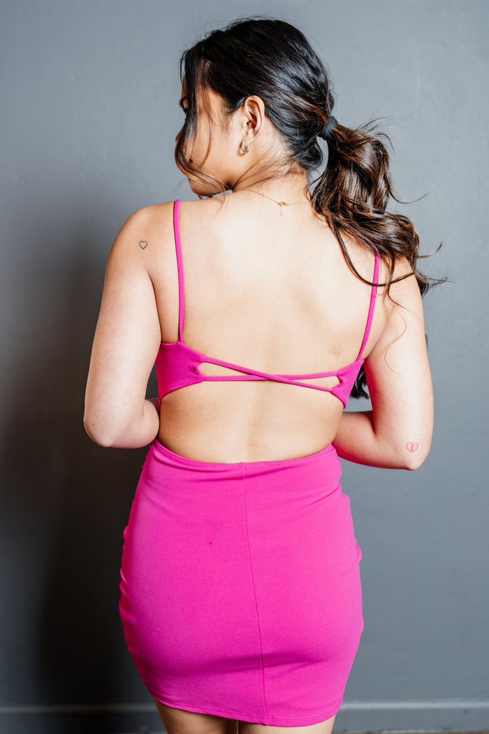 Strappy Back Mini Dress