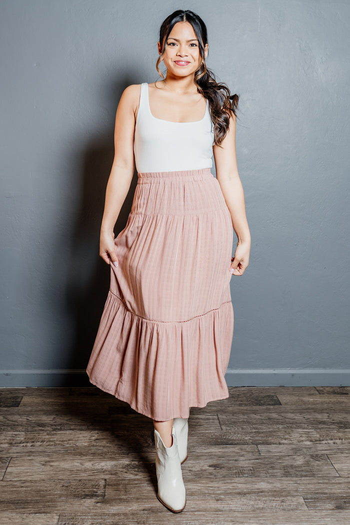 Odessa Tiered Maxi Skirt