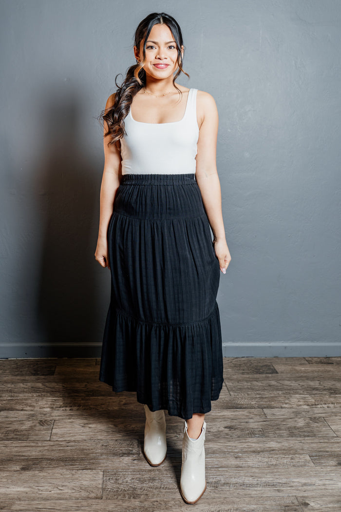 Odessa Tiered Maxi Skirt