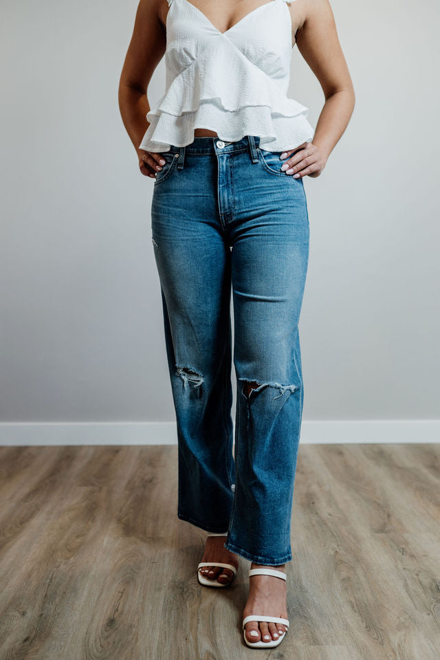 CLEARANCE- Austen Wide Leg Jeans