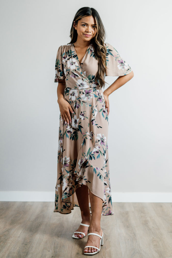 Linda In The Gardens Wrap Dress