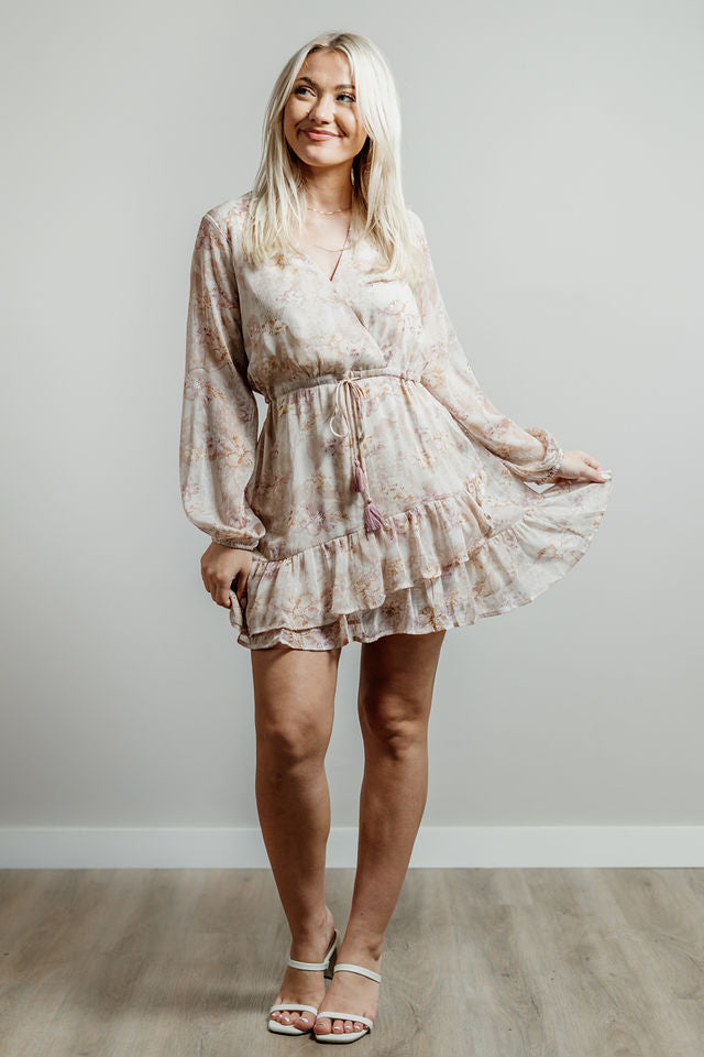 CLEARANCE- Blossoming Beauty Mini Dress