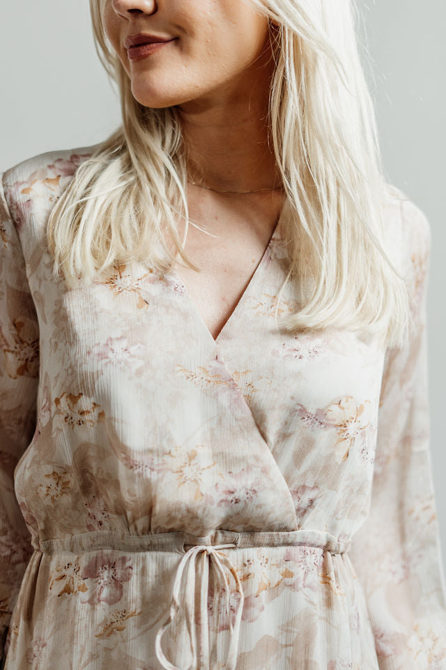 CLEARANCE- Blossoming Beauty Mini Dress