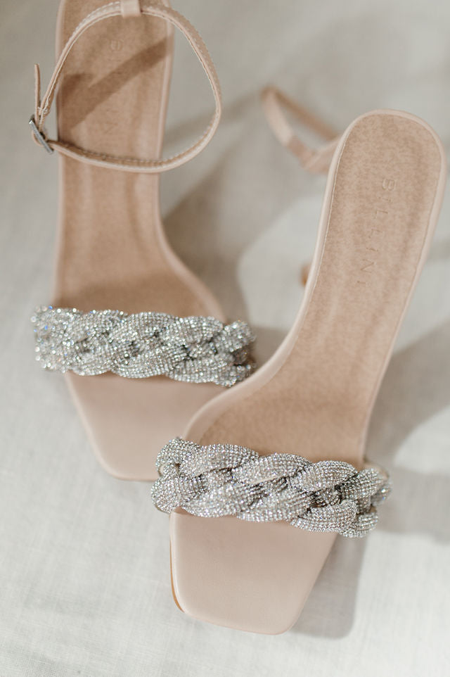 Diamond Plait Heels