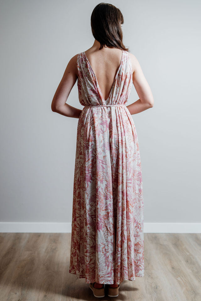 Sunset Dinner In Figi Maxi Dress