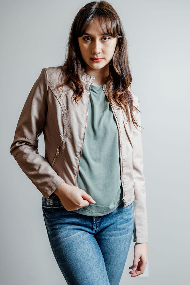 Clearance - Adding A Bit Of Leather Jacket