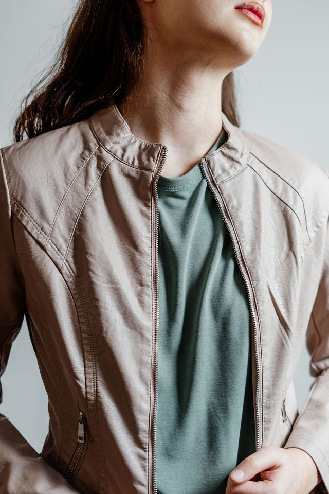 Clearance - Adding A Bit Of Leather Jacket