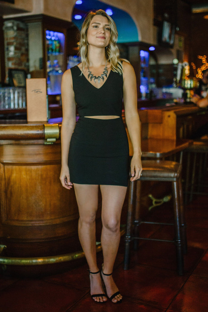 Cut You Off Cocktail Dress