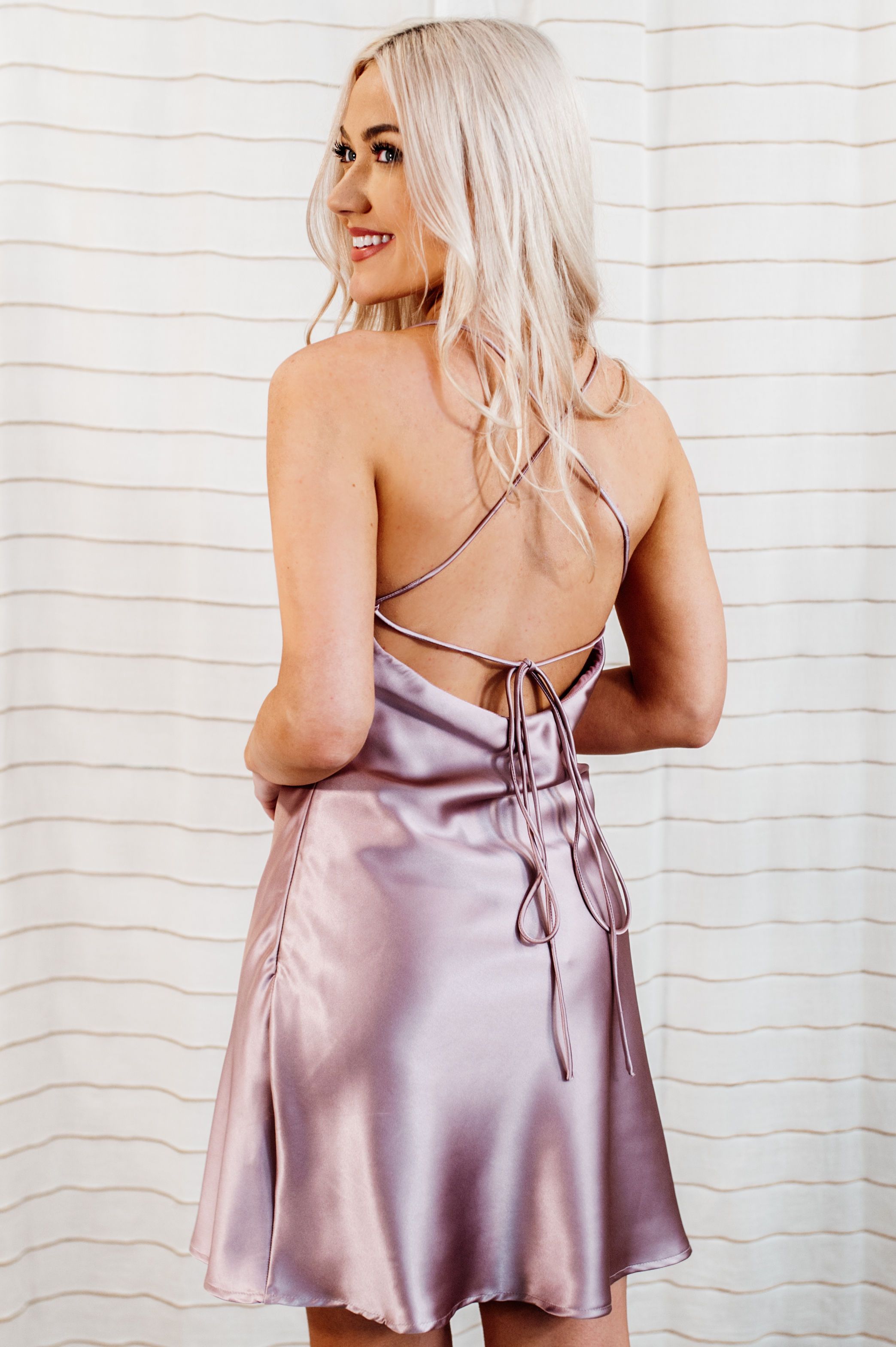 Satin silk clearance mini dress