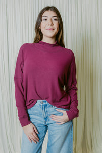Frida Mock Neck Sweater