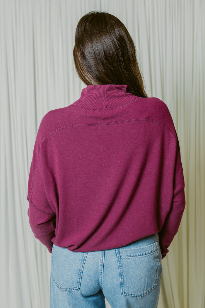 Frida Mock Neck Sweater