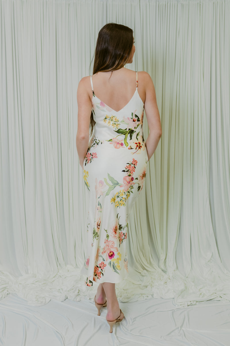 beautiful summer midi dresses Lulus | Blush Pink Floral Tie-Strap Tiered Midi Dress | Womens | Medium (Available in XS)