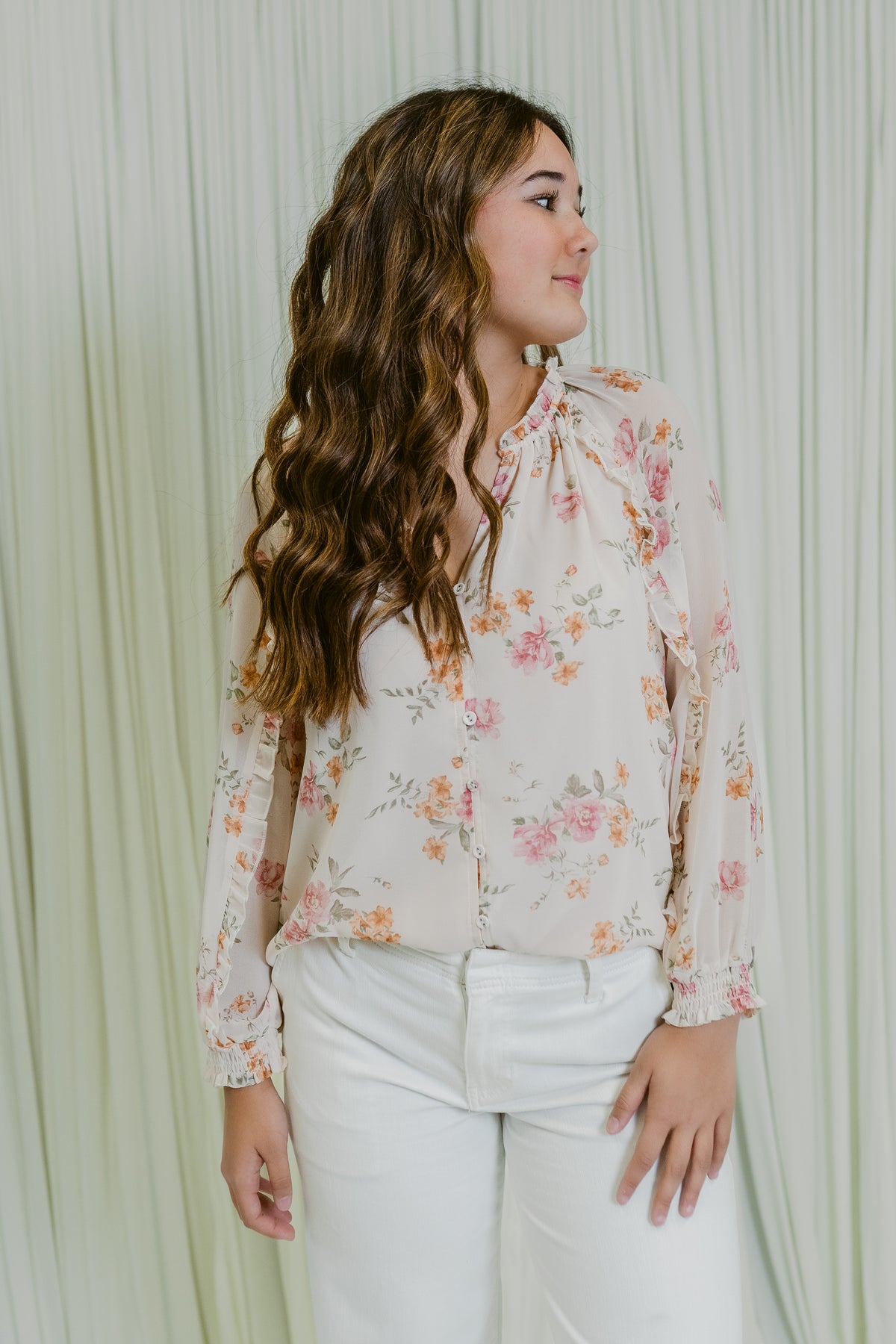 The Soft Petal Floral Blouse