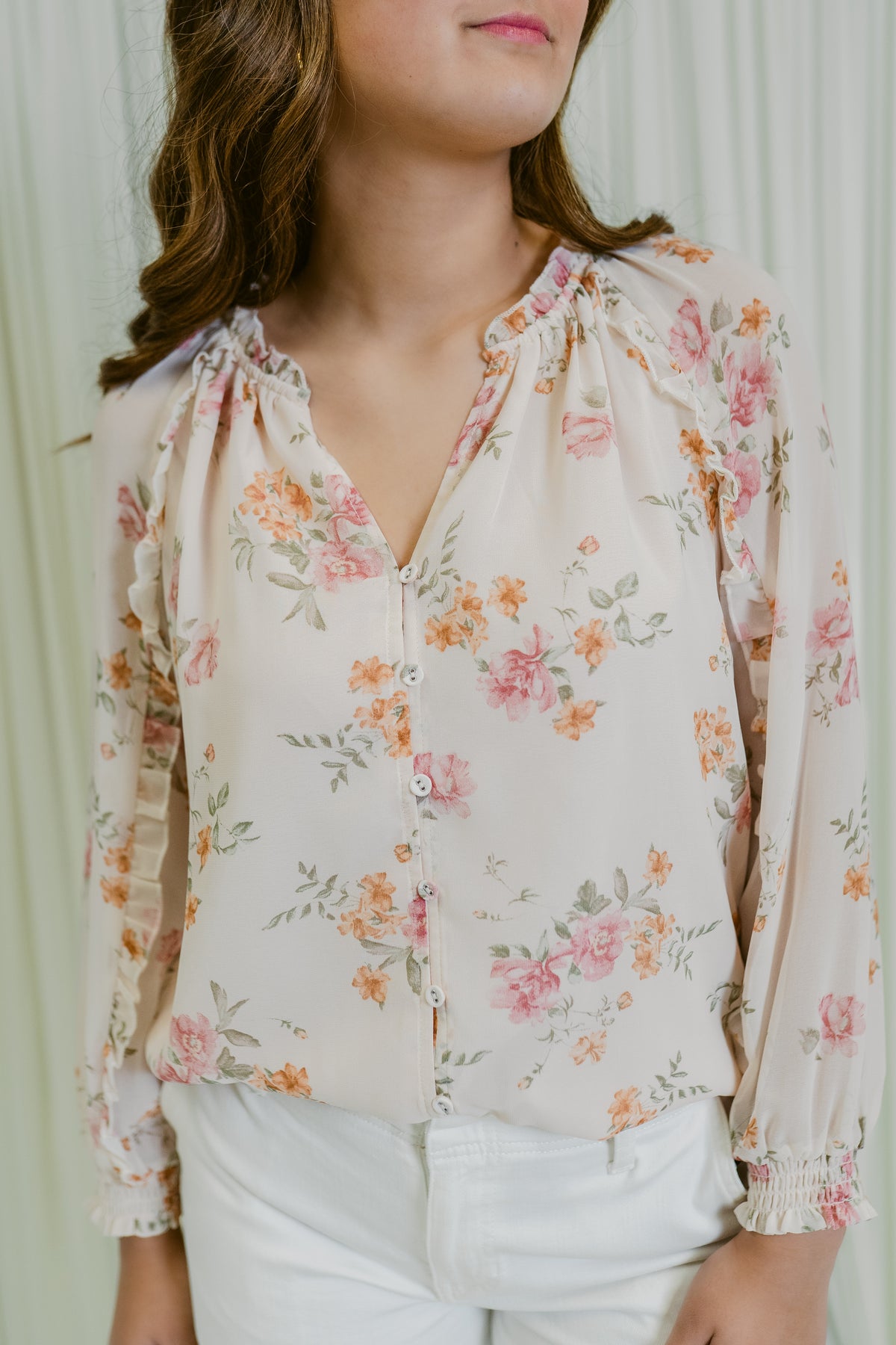 The Soft Petal Floral Blouse