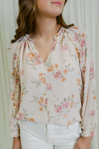 The Soft Petal Floral Blouse