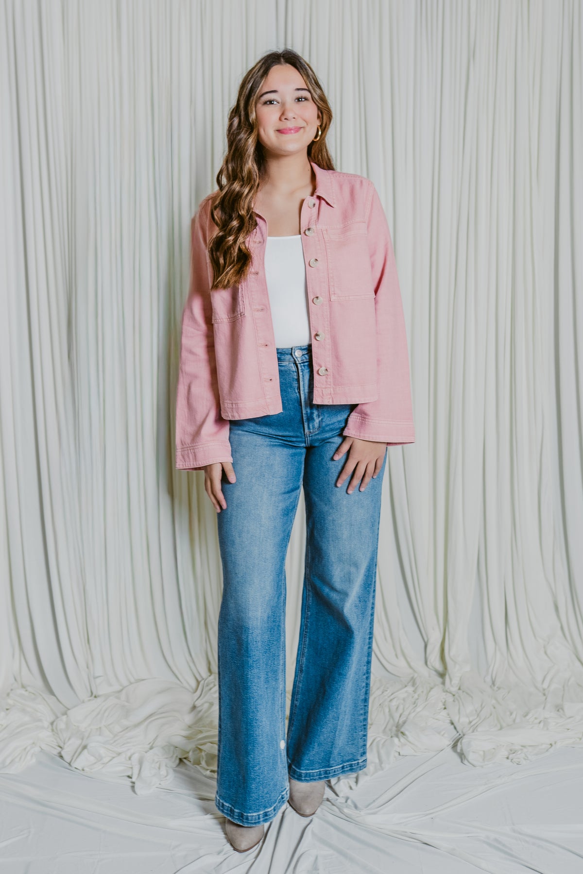 Pinkie Promise Button-UP Shacket