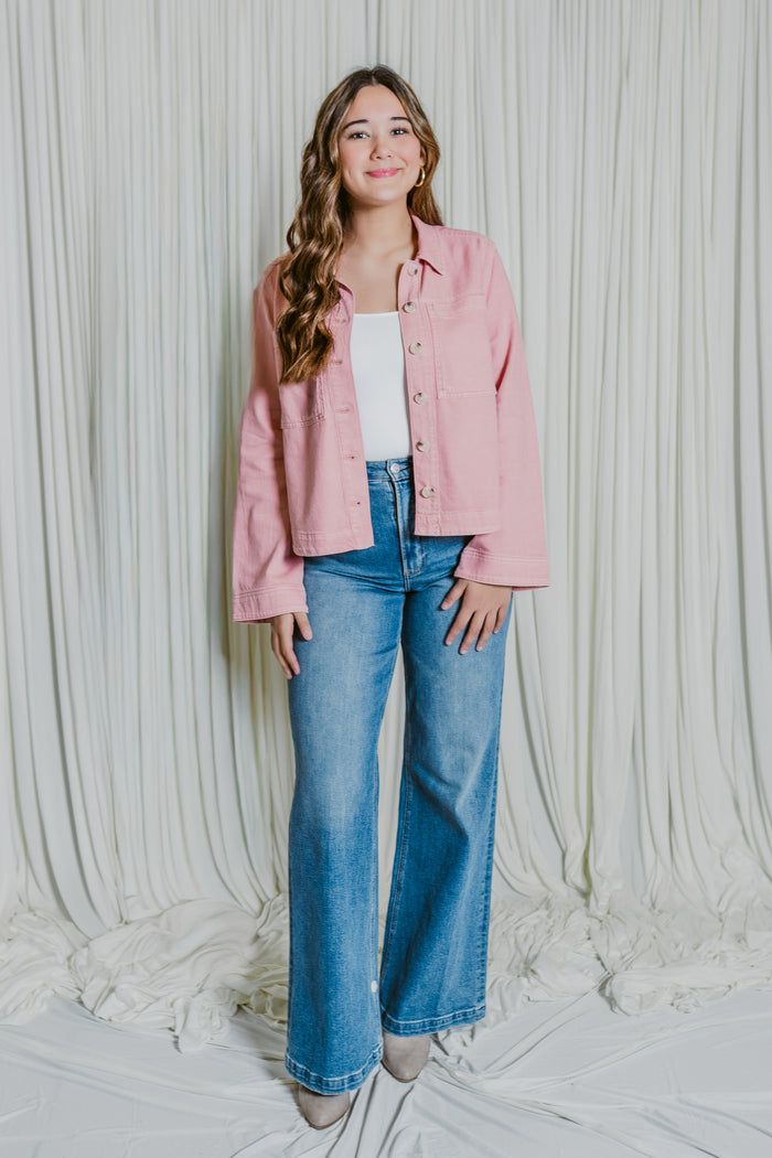 Pinkie Promise Button-UP Shacket