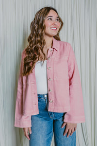 Pinkie Promise Button-UP Shacket