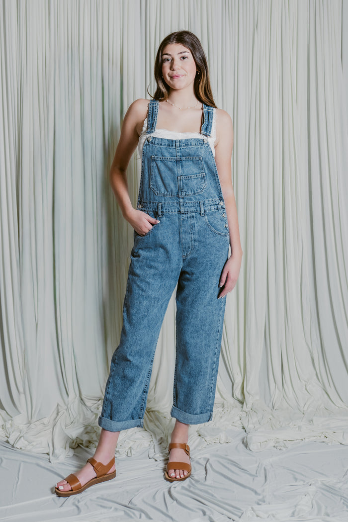 Straight Leg Overalls