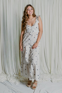 Seaside Bloom Maxi Dress