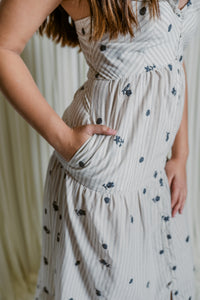 Seaside Bloom Maxi Dress