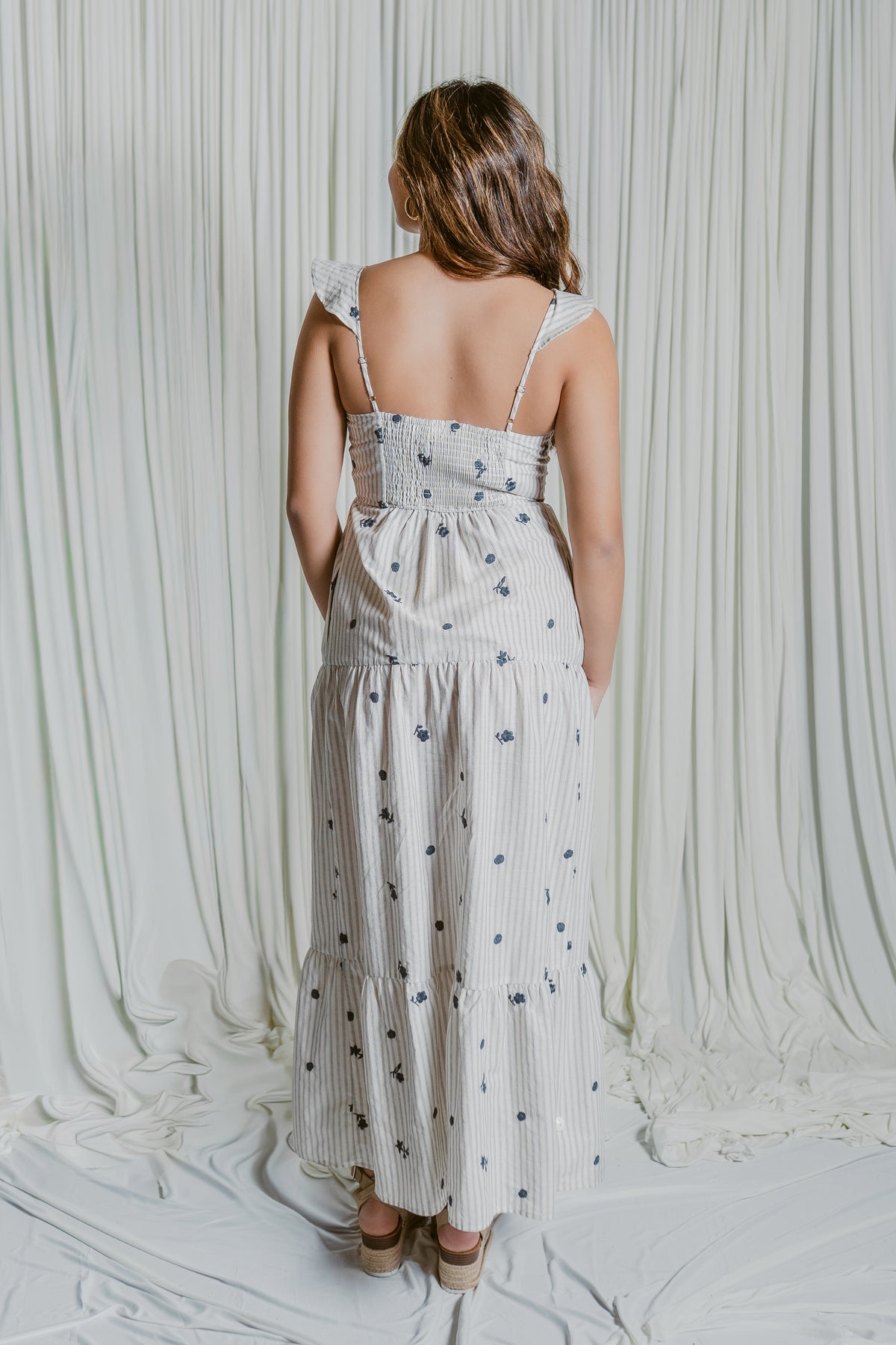 Seaside Bloom Maxi Dress