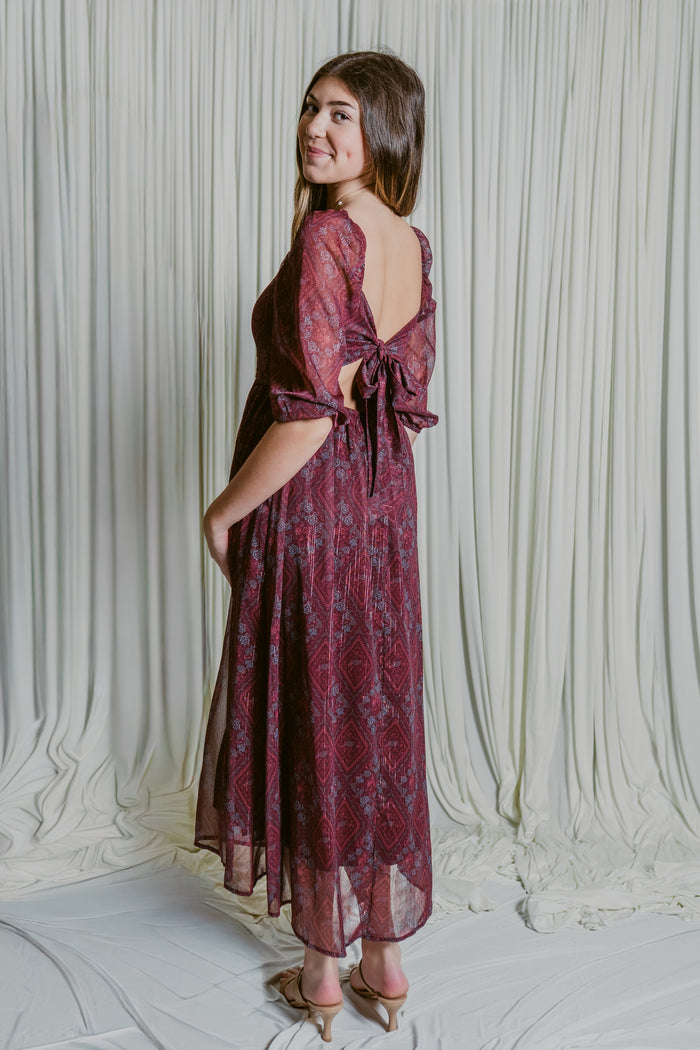The Sweet Escape Open Back Dress